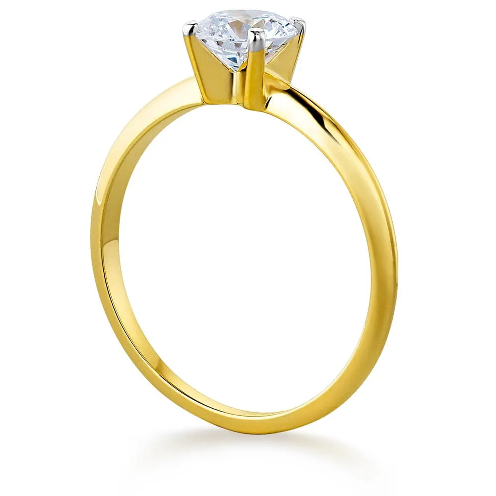 1 ct. Classic  4-Claw Solitaire Ring