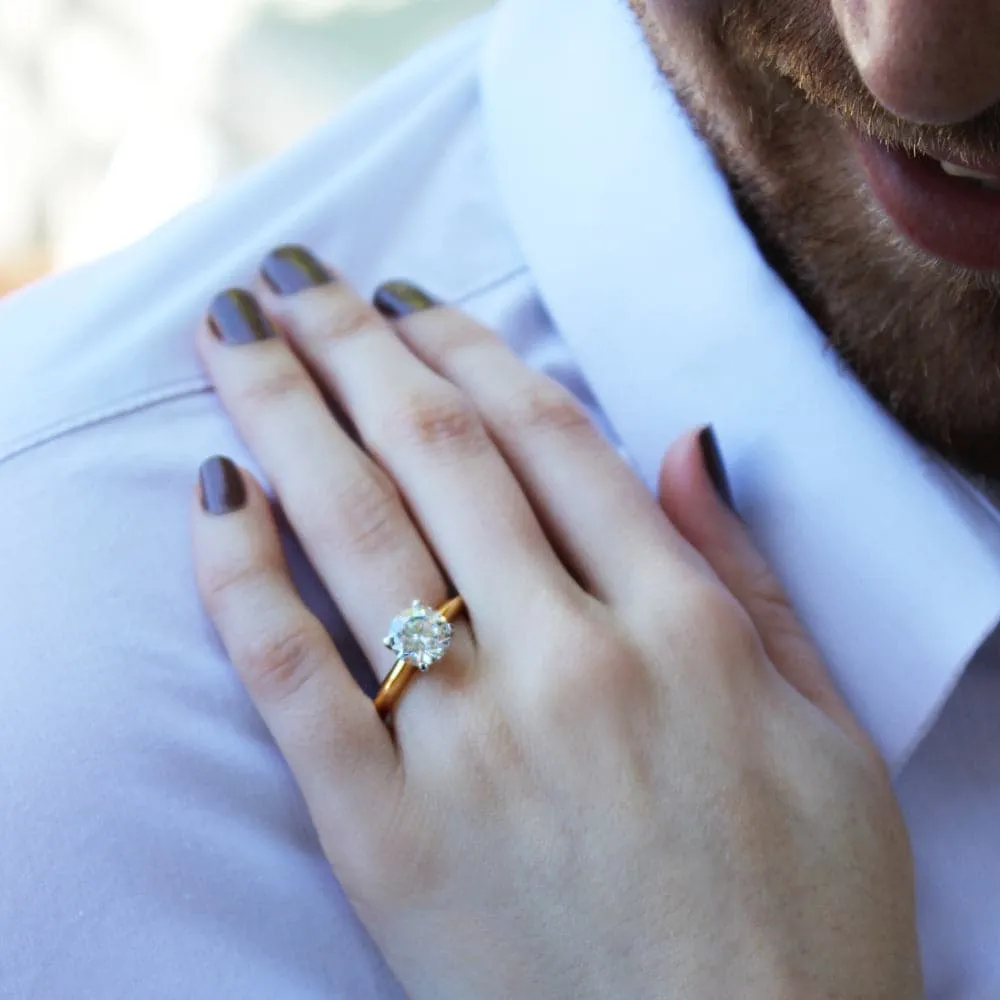 1 ct. Classic  4-Claw Solitaire Ring