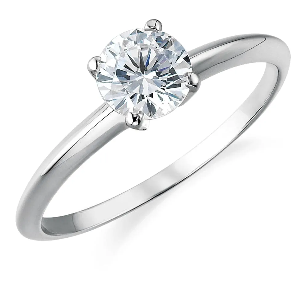1 ct. Classic  4-Claw Solitaire Ring