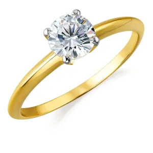 1 ct. Classic  4-Claw Solitaire Ring