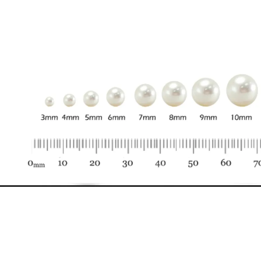 14K White Gold Cultured Pearl Stud Earrings