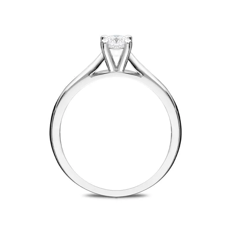 18ct White Gold 0.25ct Diamond Solitaire Ring