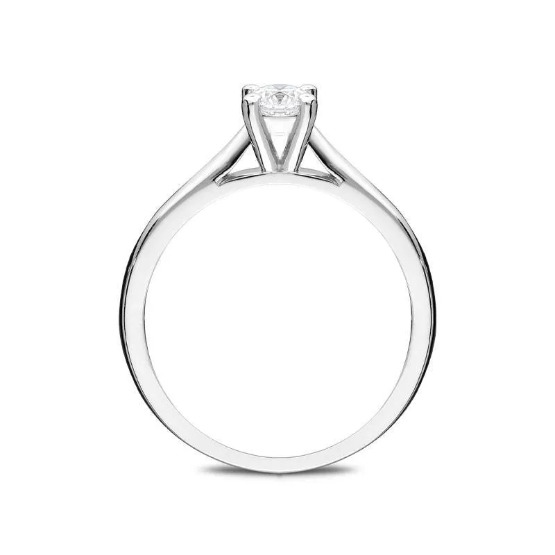 18ct White Gold 0.25ct Diamond Solitaire Ring