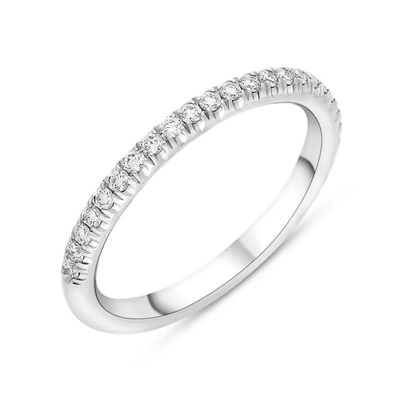 18ct White Gold 0.28ct Diamond Eternity Ring