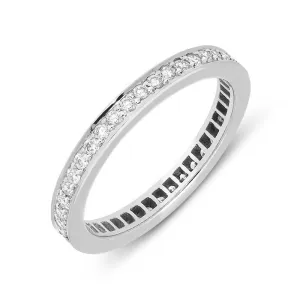 18ct White Gold 0.46ct Diamond Brilliant Cut Wedding Eternity Ring
