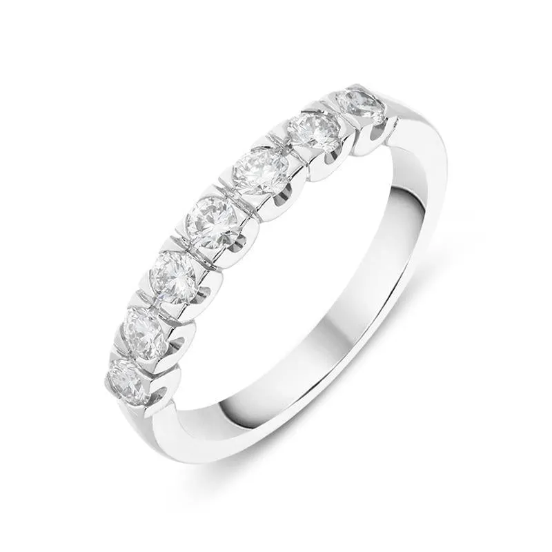 18ct White Gold 0.55ct Diamond Eternity Ring