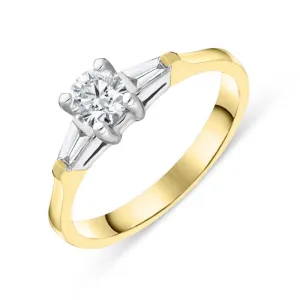 18ct Yellow Gold 0.57ct Diamond Ring