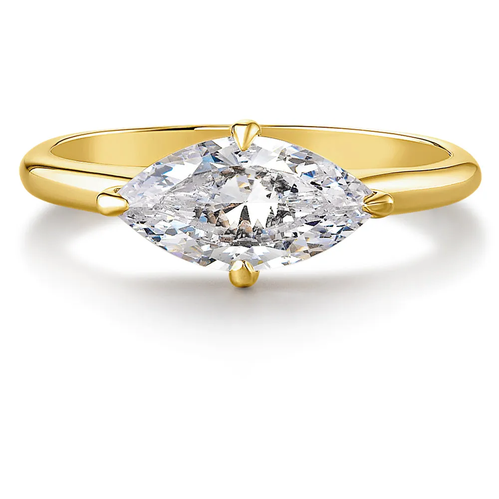 2 ct. East-West Marquise Ring