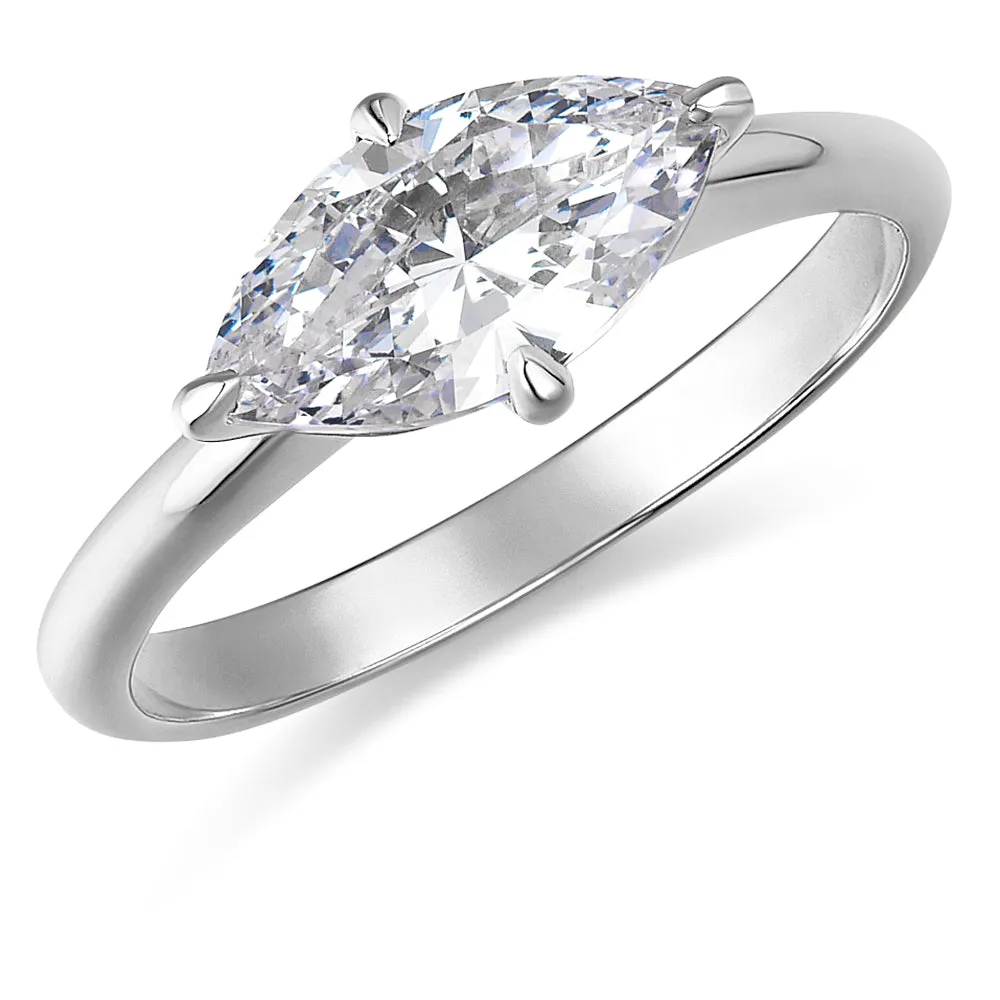2 ct. East-West Marquise Ring