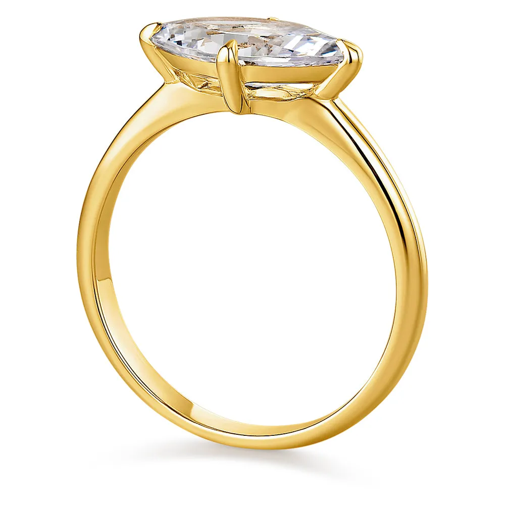 2 ct. East-West Marquise Ring