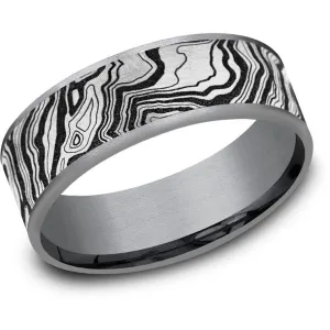 Brook & Branch "The Explorer" Tantalum & Titanium Wedding Band