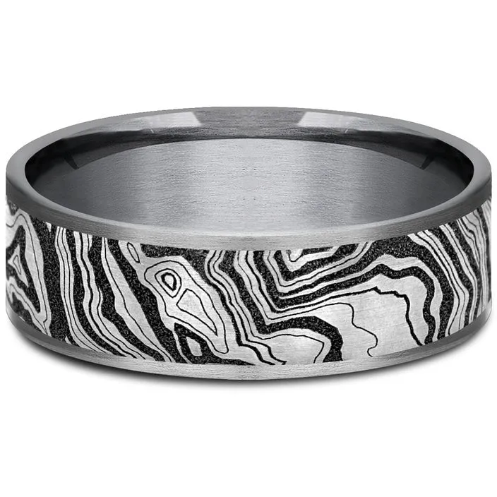 Brook & Branch "The Explorer" Tantalum & Titanium Wedding Band