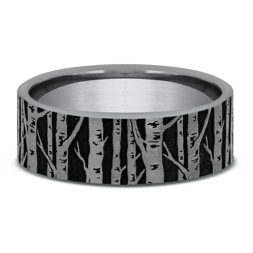 Brook & Branch "The Maple" Tantalum Birch Tree Wedding Band
