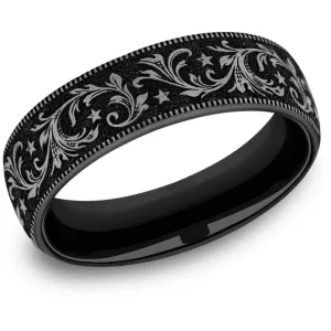 Brook & Branch "The Rodeo" Titanium Wedding Band