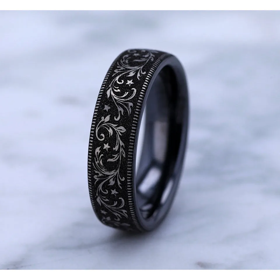 Brook & Branch "The Rodeo" Titanium Wedding Band