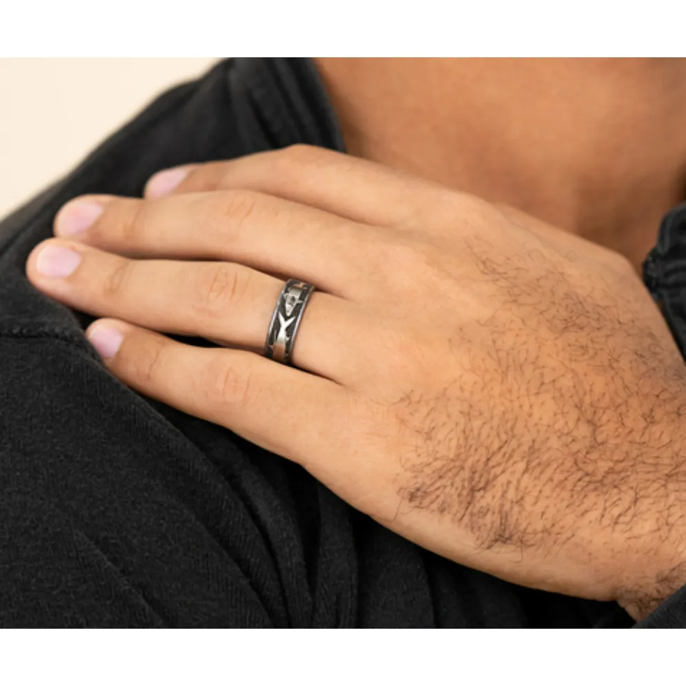 Brook & Branch "The Skiff" Tantalum & Titanium Wedding Band