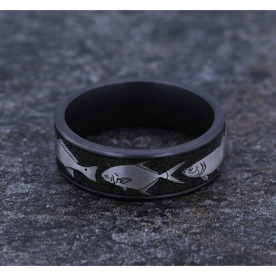 Brook & Branch "The Skiff" Tantalum & Titanium Wedding Band