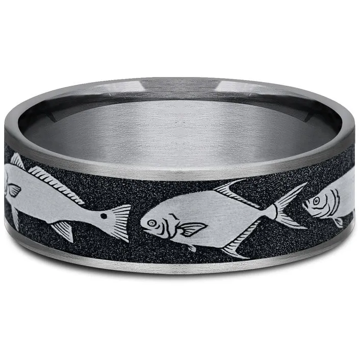 Brook & Branch "The Skiff" Tantalum & Titanium Wedding Band