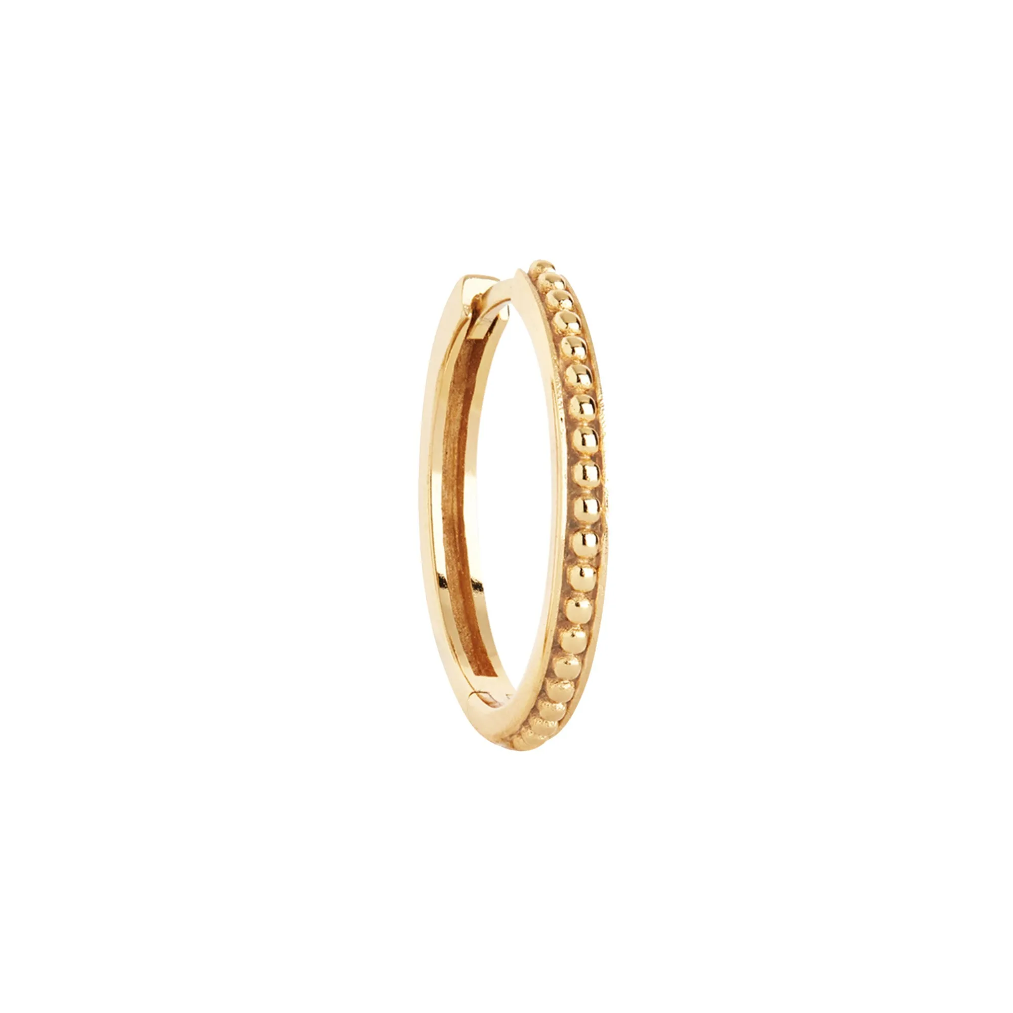 Byzantine medium 18K Gold Plated Hoop