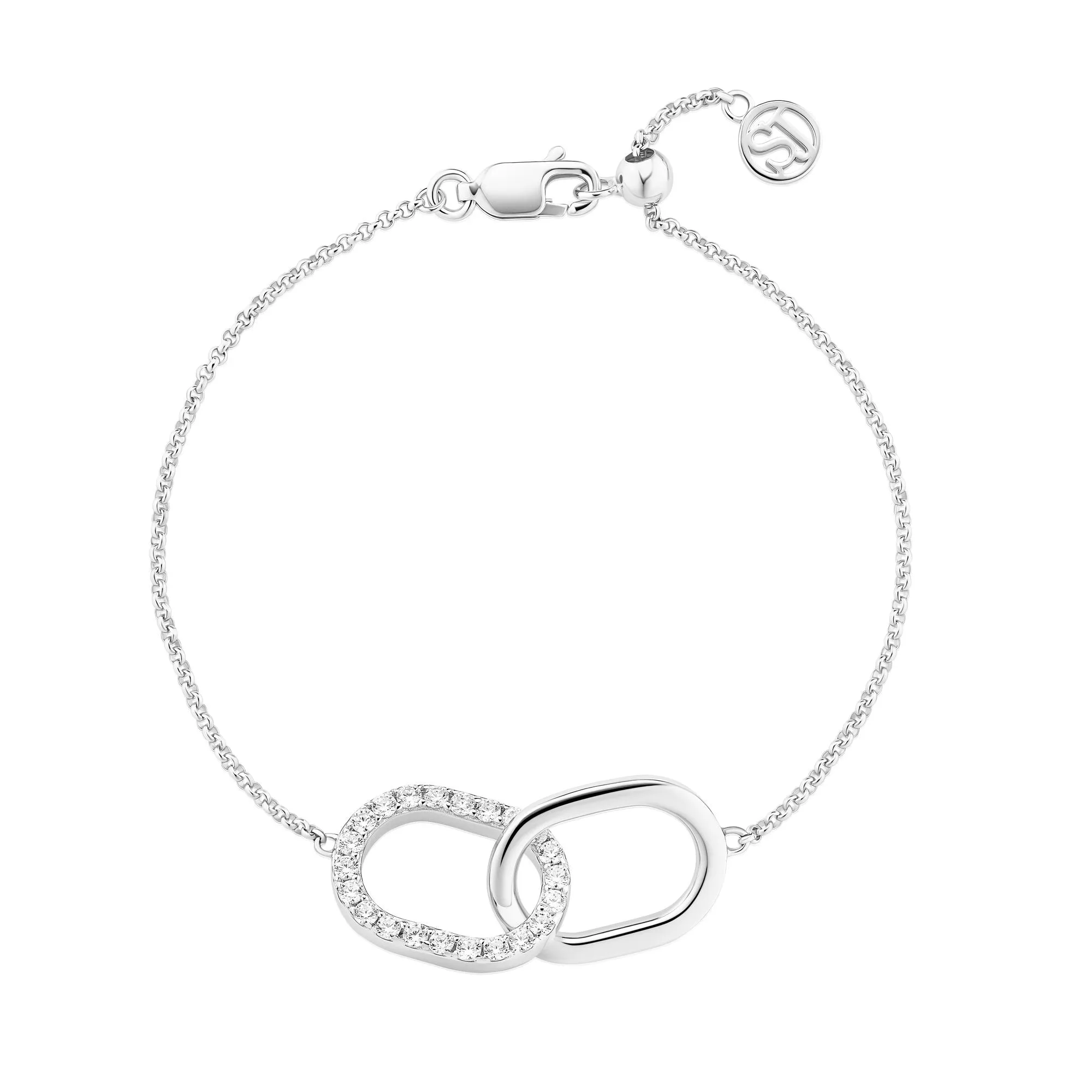 Capizzi Due Piccolo Silver Bracelet w. Zirconia