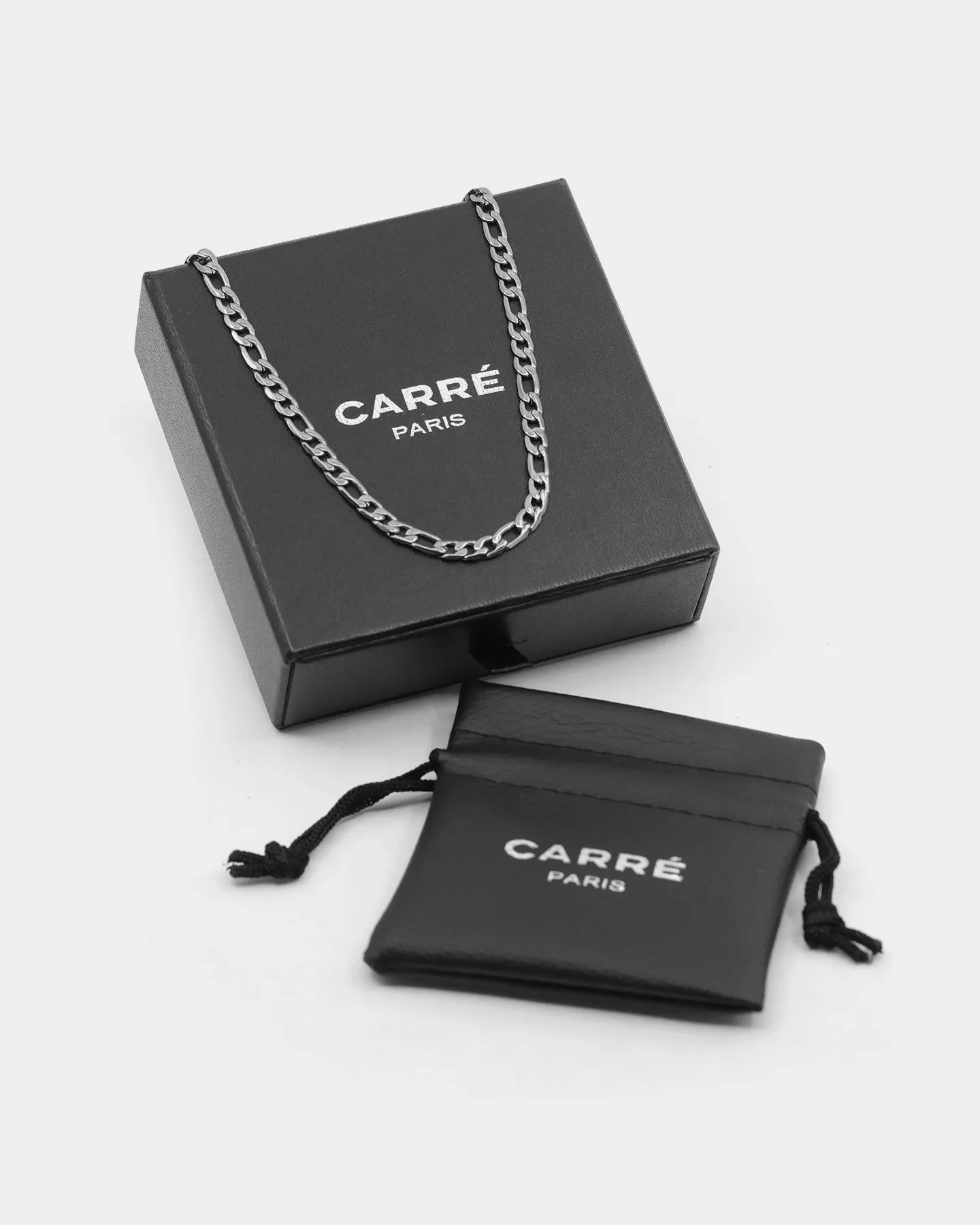 Carré 5mm Figaro 18" Chain Silver