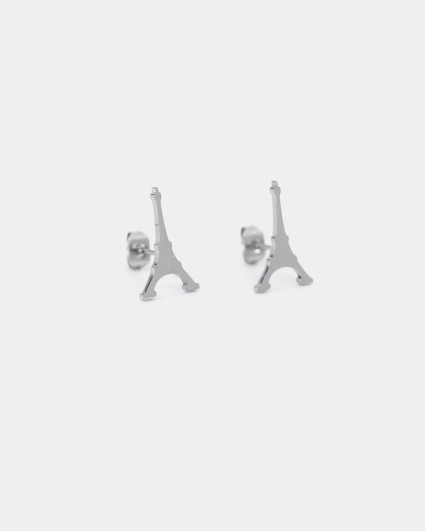 Carré Iron Lady Earrings Silver