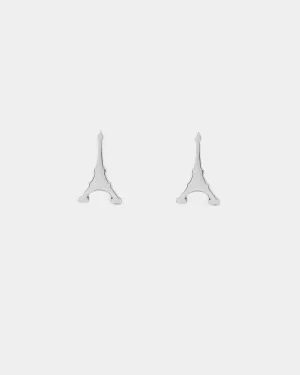 Carré Iron Lady Earrings Silver