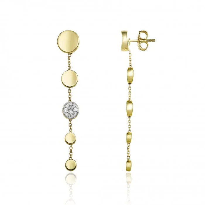 Chimento Armillas Glow 18ct Yellow Gold 0.23ct Diamonds Earrings