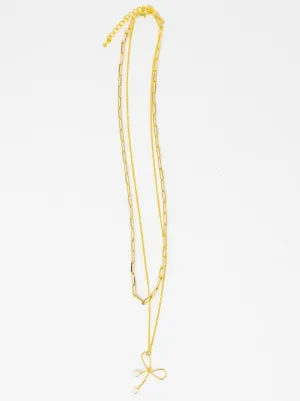 Chrissy Bow Necklace