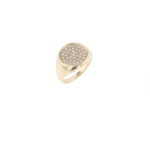 Classic Diamonds 14K Gold Ring w. Diamonds