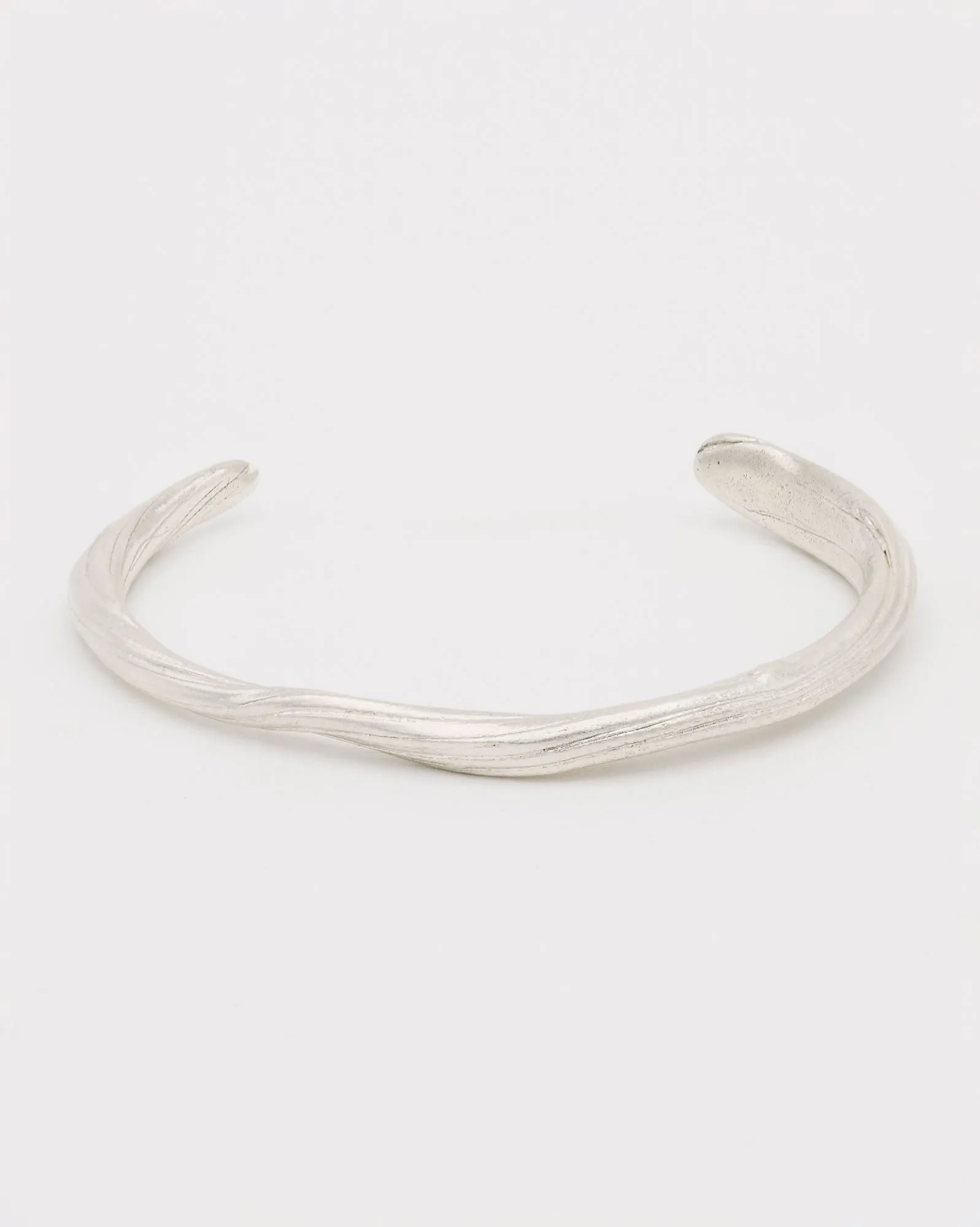 Cumaru Cuff Silver Bangle