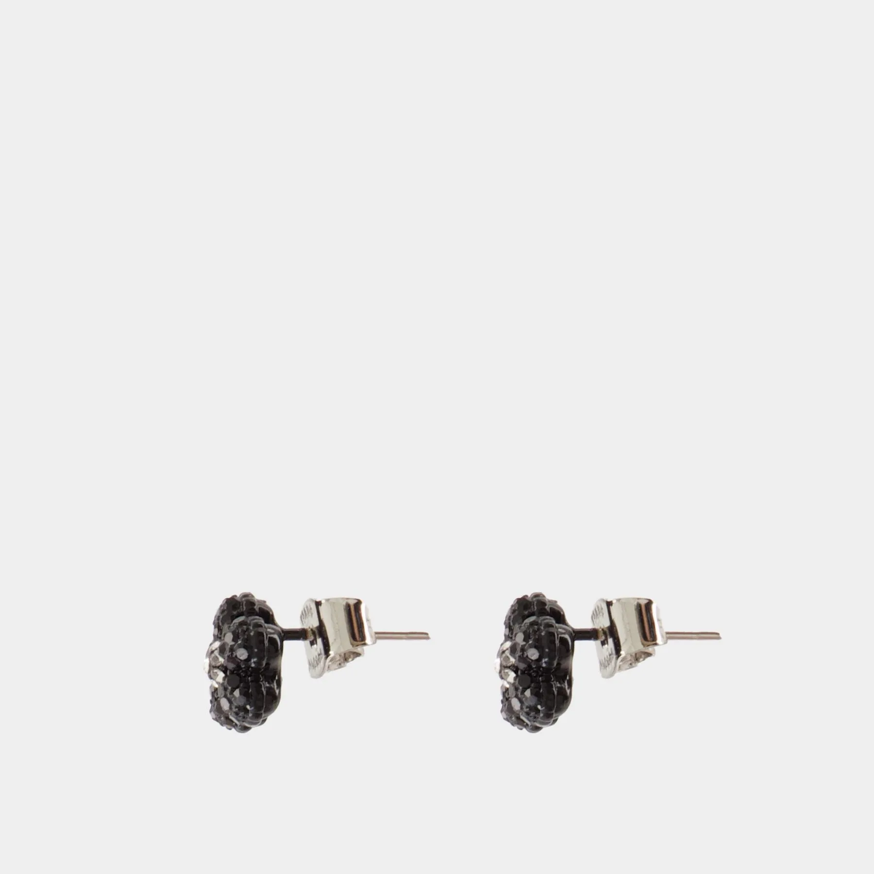 Daisy Enamel Micro Earrings - Marc Jacobs - Metal - Black