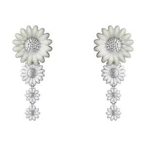 Daisy x Stine Goya Silver & White Earrings
