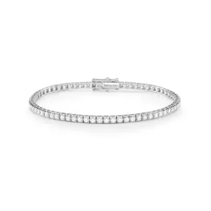 Damiani Luce 18ct White Gold Diamond Tennis Bracelet