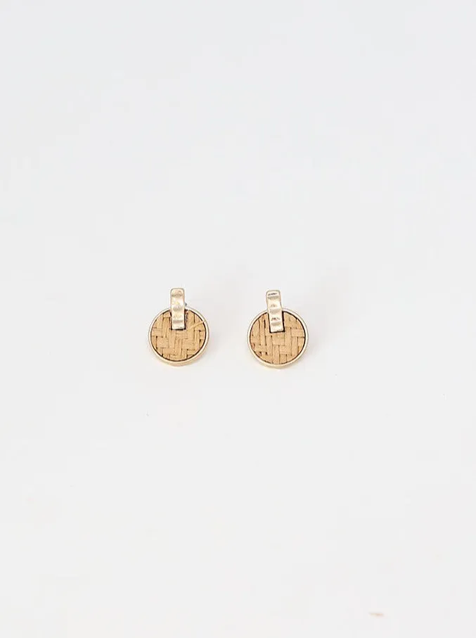 Danielle Raffia Earring