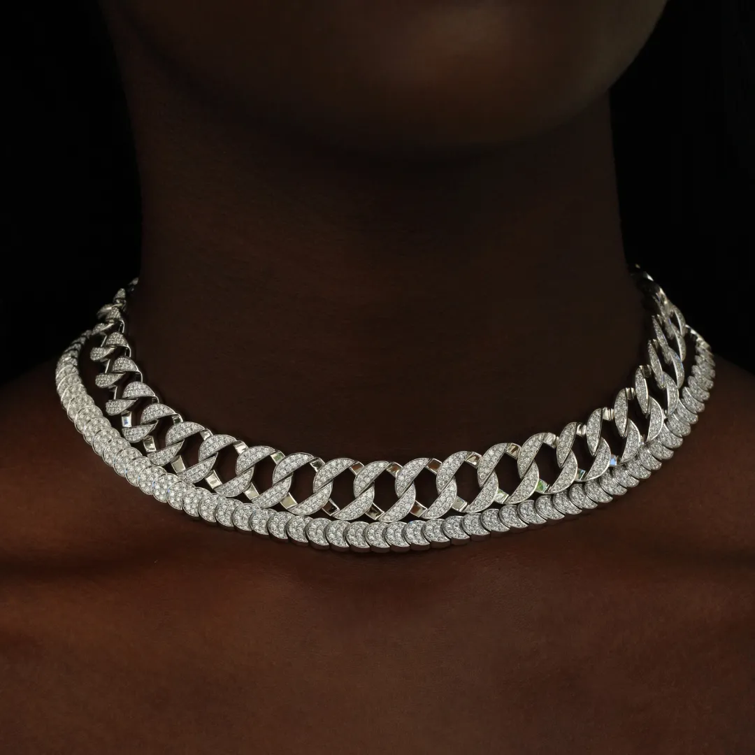 DIAMOND LUNA CHOKER Anita Ko