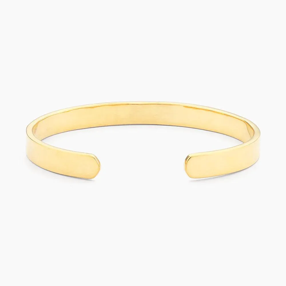 Ella Stein 14k Yellow Gold Plated "Sky is the Limit" Diamond Cuff Bracelet