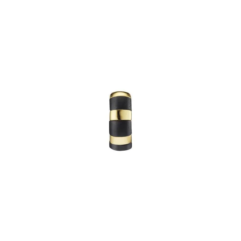 Elsa Striped 18K Gold Hoop