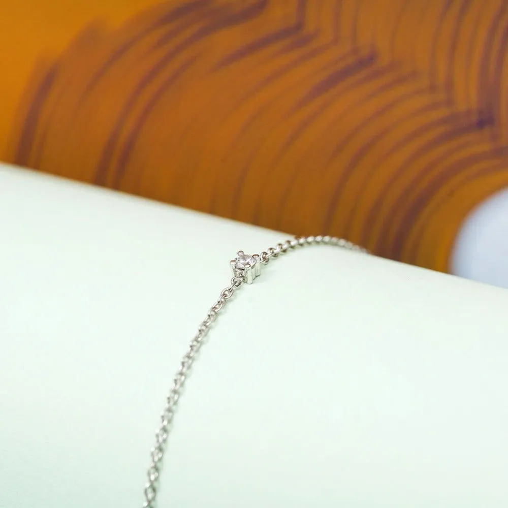 Essential Bracelet Treat White gold 18K Whitegold Bracelet w. Sapphires