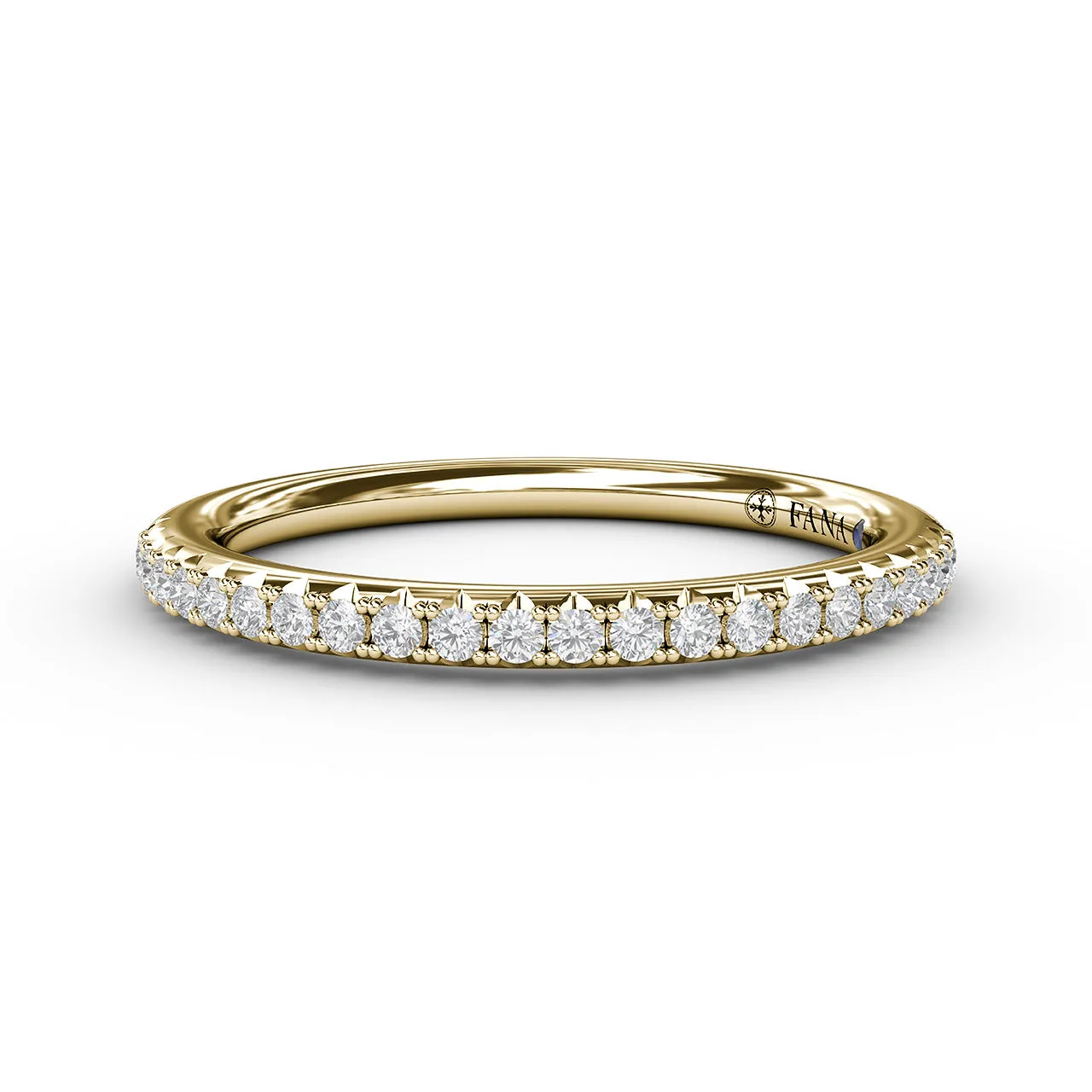 Fana 14K Yellow Gold Diamond Wedding Band