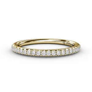 Fana 14K Yellow Gold Diamond Wedding Band