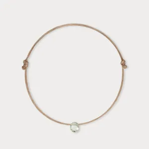 February Birthstone Bracelet - Taupe