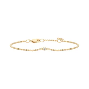 Fina Gold Plated Bracelet w. Zirconia