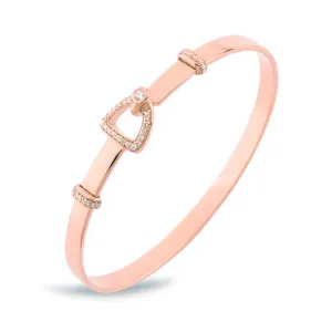 Fiontini 18K Rosegold Bangle w. 37 Diamonds