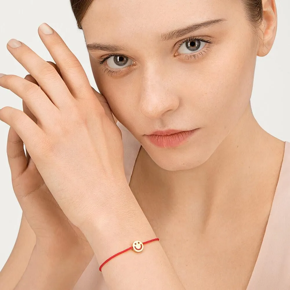 FRIENDS Happy 18K Gold Plated or Silver Bracelet