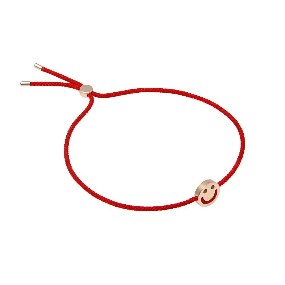 FRIENDS Happy Red 18K Rosegold Bracelet