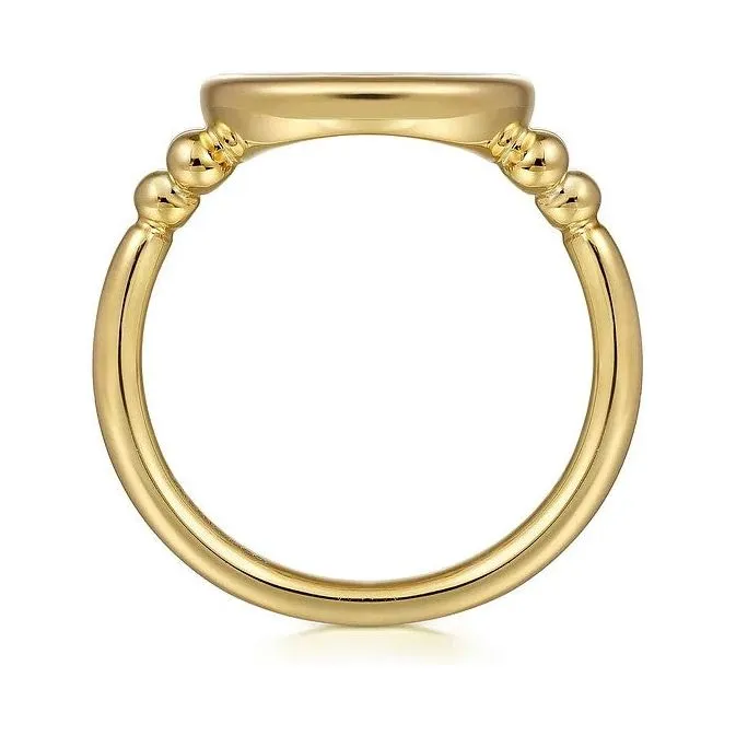 Gabriel 14K Two Tone Diamond Pave Bujukan Ring