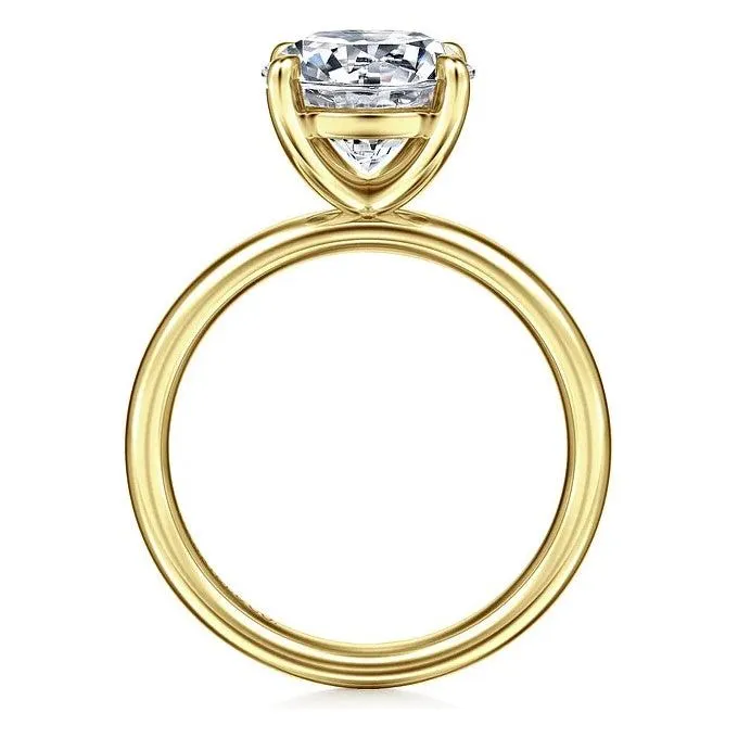 Gabriel "Unite" 14K Yellow Gold Solitaire Engagement Ring