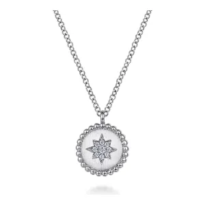 Gabriel Silver Bujukan Diamond Star Pendant Necklace