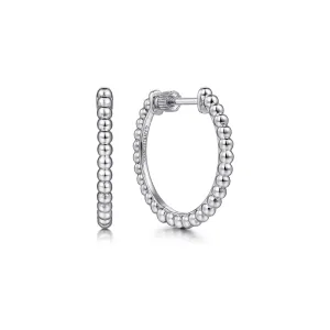 Gabriel Sterling Silver Bujukan 20mm Classic Hoop Earrings